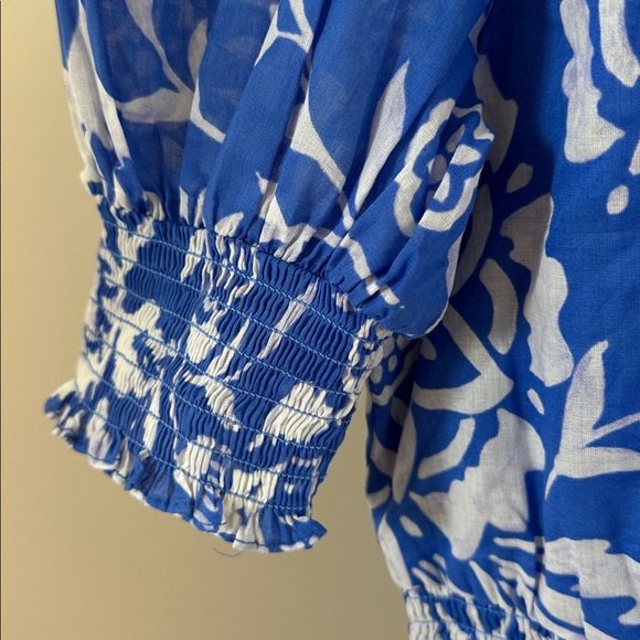 SUGARLIPS Marny Floral Rai Ruffle Mini Dress women’s medium - Picture 5 of 10